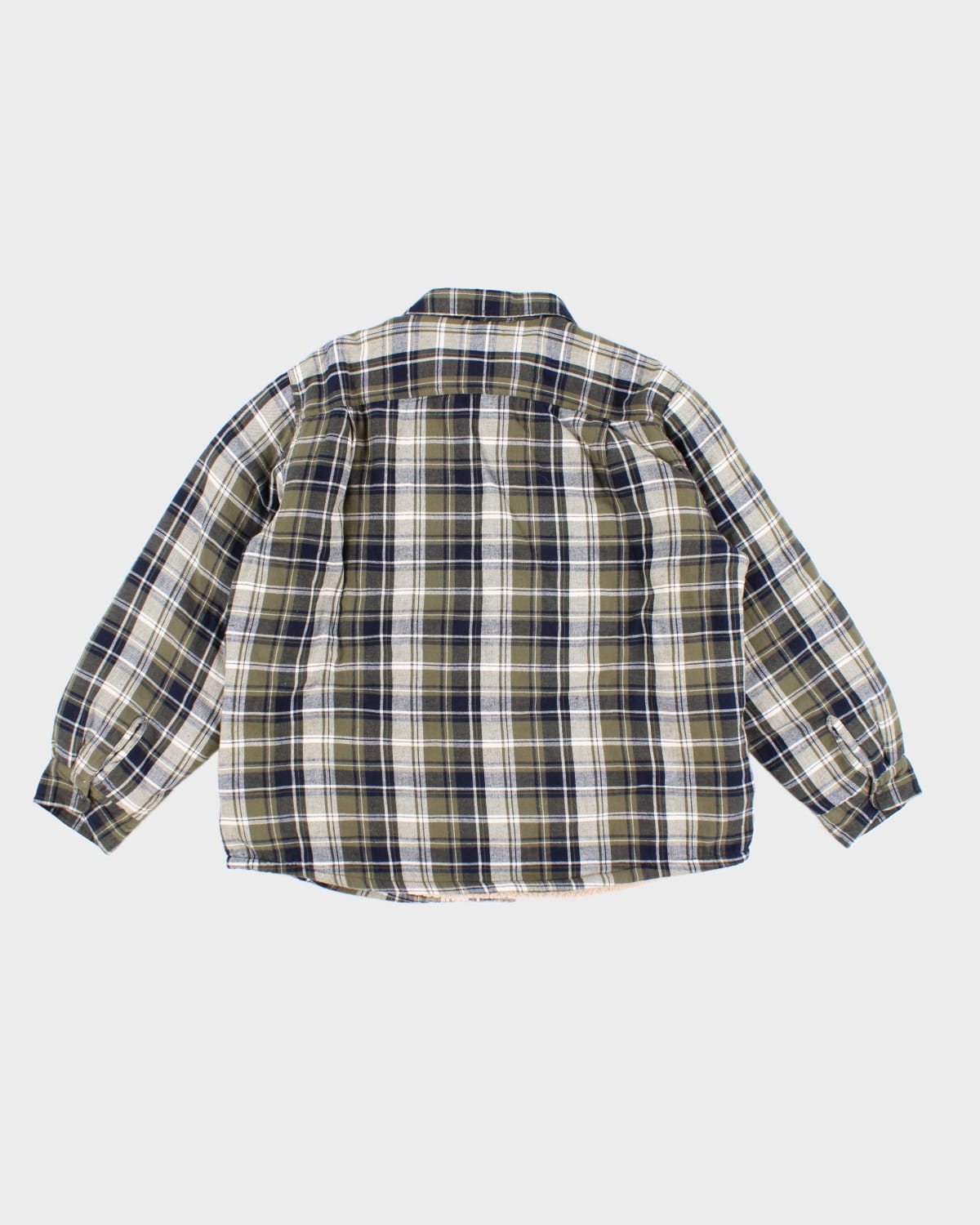 Vintage 90s Wrangler Sherpa Lined Flannel Shirt - XXL