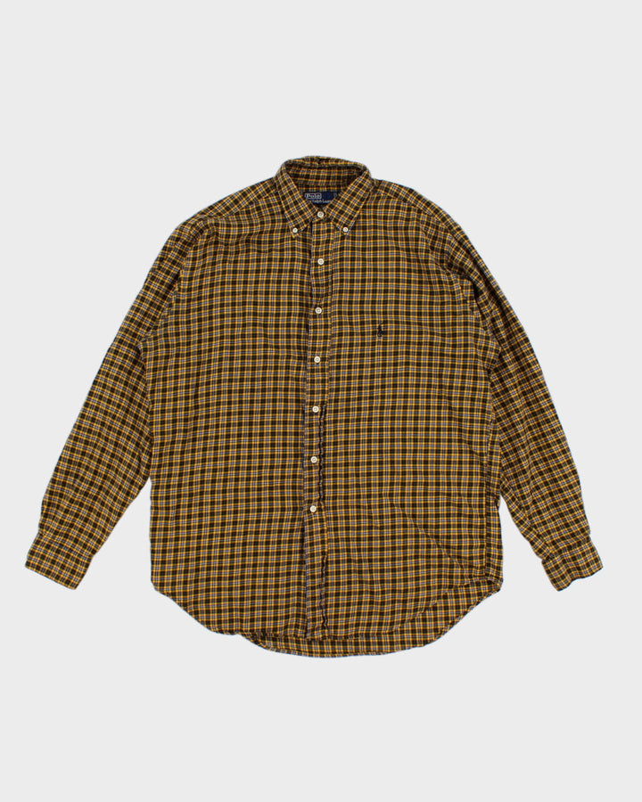 Vintage 90s Polo By Ralph Lauren Oversized Check Shirt - M