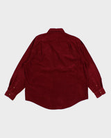 Nautica Red Corduroy Shirt - L