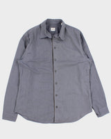 Vintage Armani Collezioni Grey Stripe Shirt - L