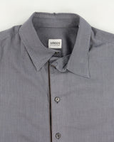 Vintage Armani Collezioni Grey Stripe Shirt - L