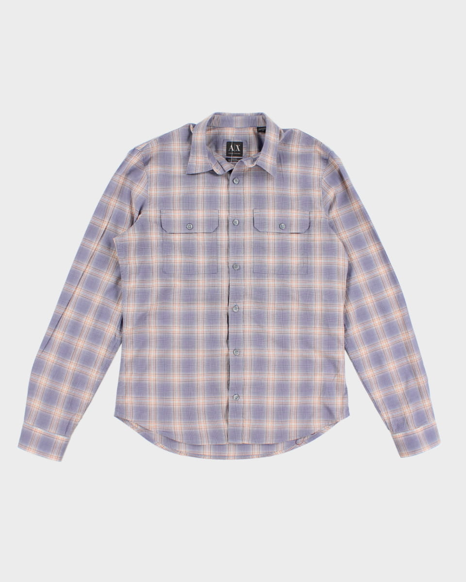 2000's Armani Exchange Button Up Check Shirt - S