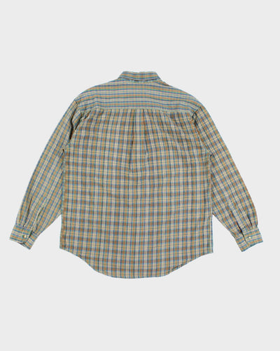 Vintage Lacoste Button Up Check Shirt - S
