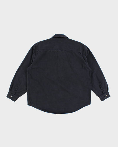 90's Men's Black Lee Sturdy Work Shirt - L