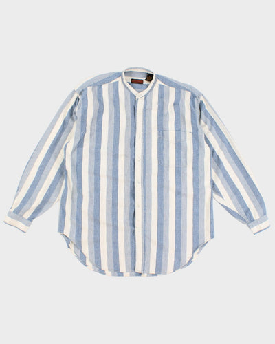 Vintage 90's 'Westcreek' Striped Denim Shirt - L