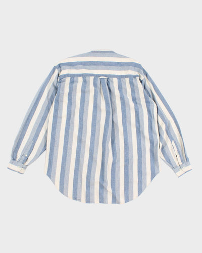 Vintage 90's 'Westcreek' Striped Denim Shirt - L