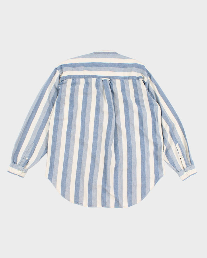 Vintage 90's 'Westcreek' Striped Denim Shirt - L