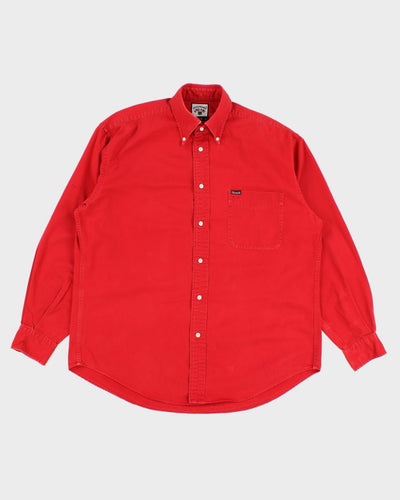 Vintage Faconnable Red Shirt - XL