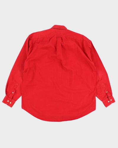 Vintage Faconnable Red Shirt - XL