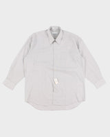 Vintage 80s Christian Dior Dress Shirt - XL