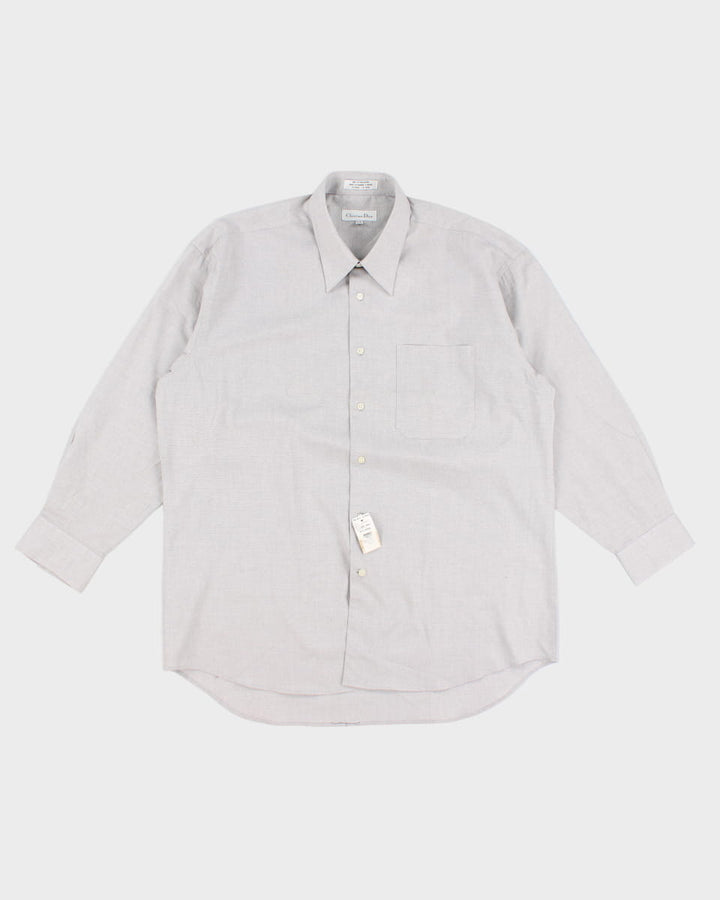 Vintage 80s Christian Dior Dress Shirt - XL