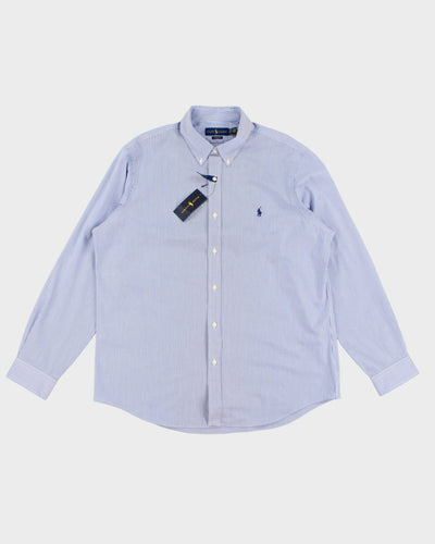 Ralph Lauren Blue Stripe Business Shirt - XL