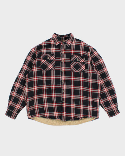 Wrangler Fleece Lined Flannel Shirt - L