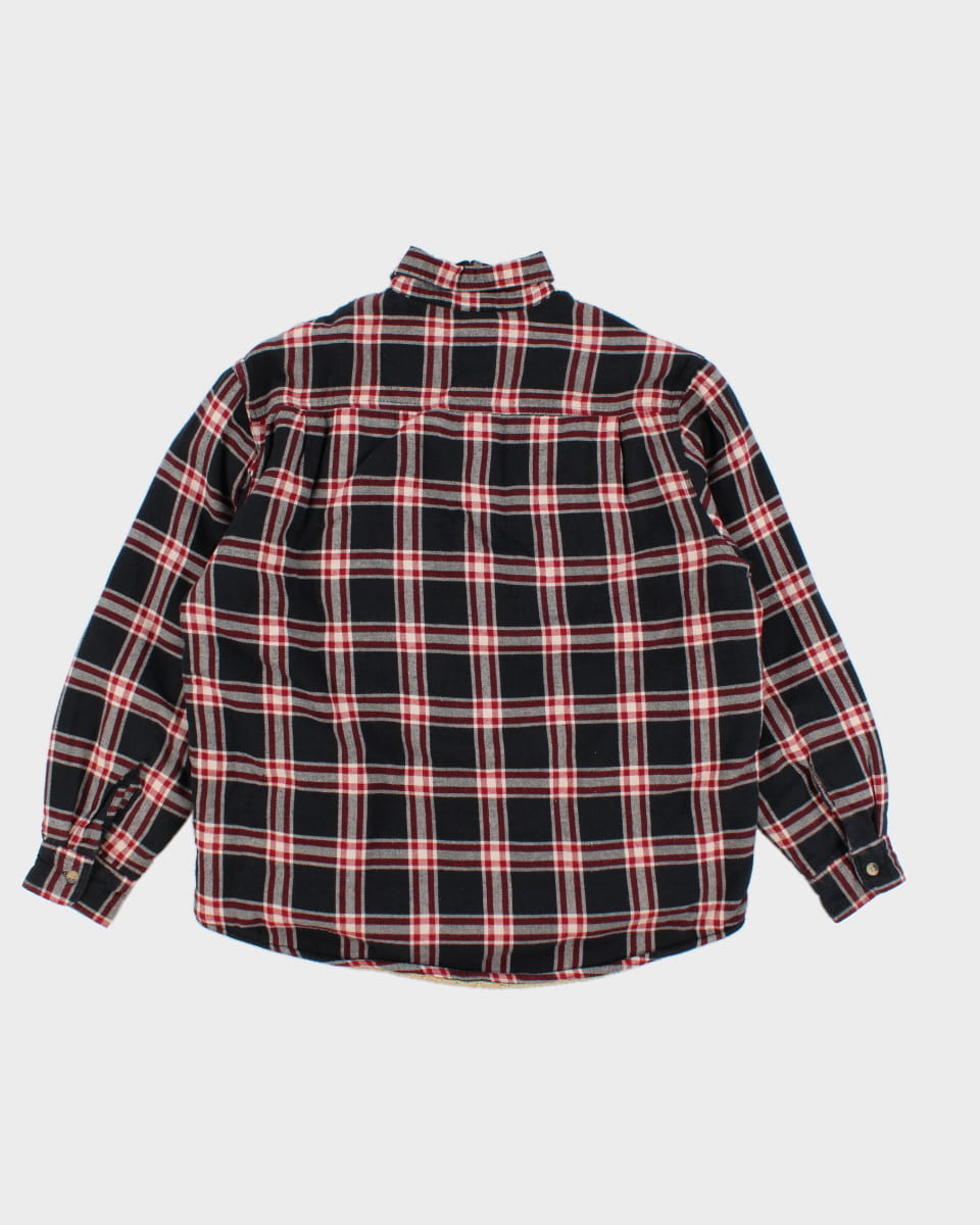 Wrangler Fleece Lined Flannel Shirt - L
