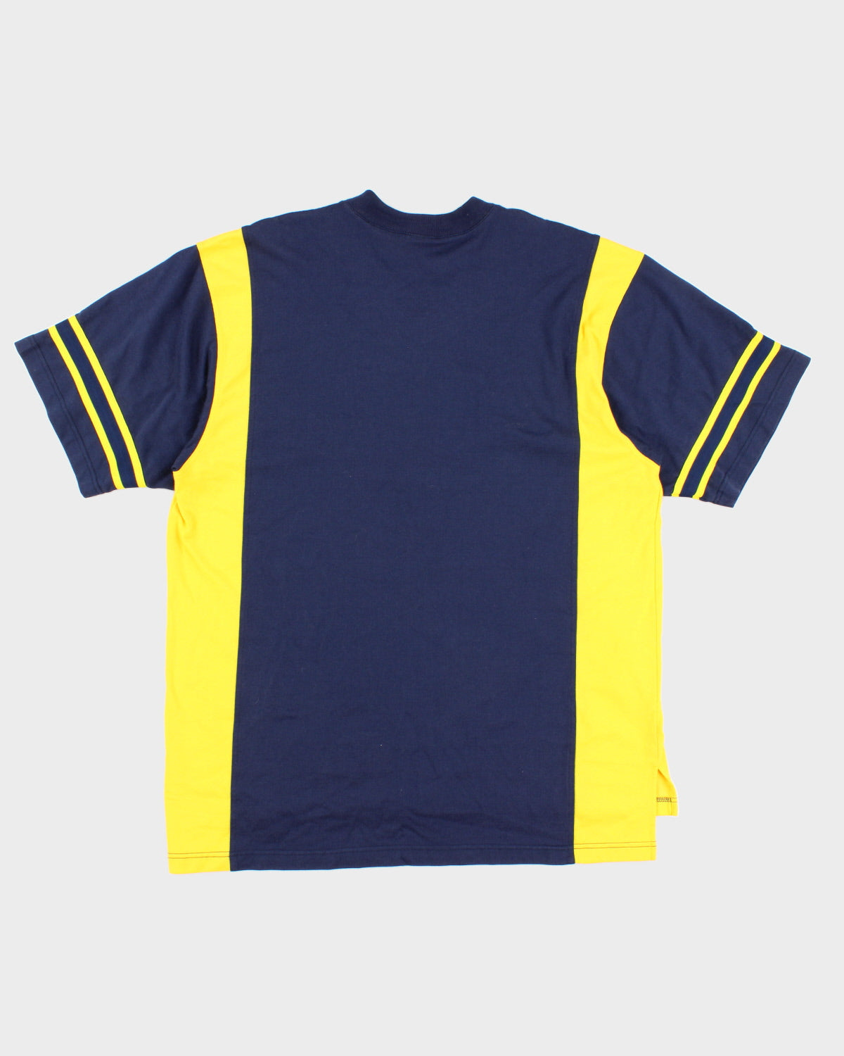 Mens Navy and Yellow Nike Sports Shirt - XL