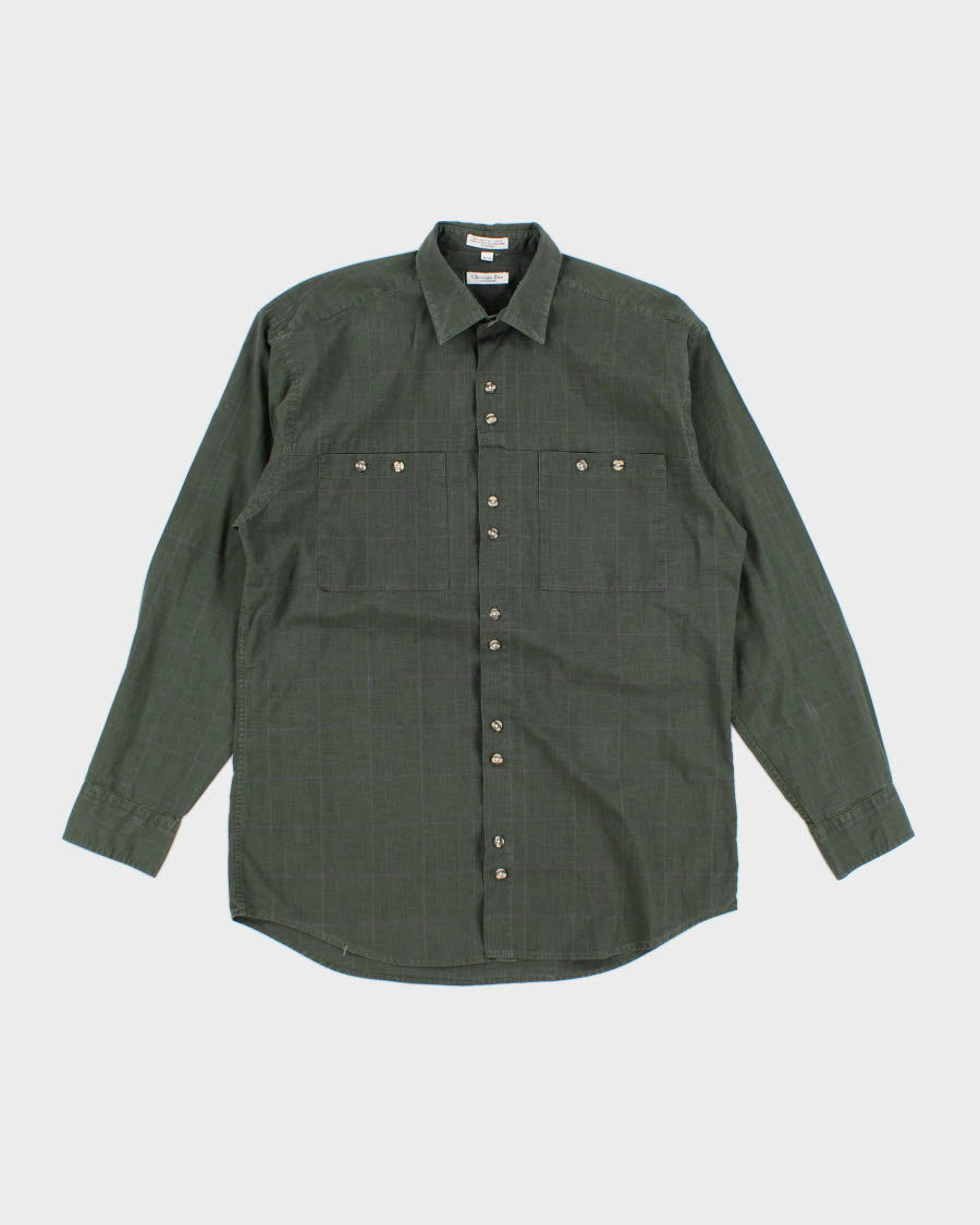 Men's Green Christian Dior Monsieur Shirt - M