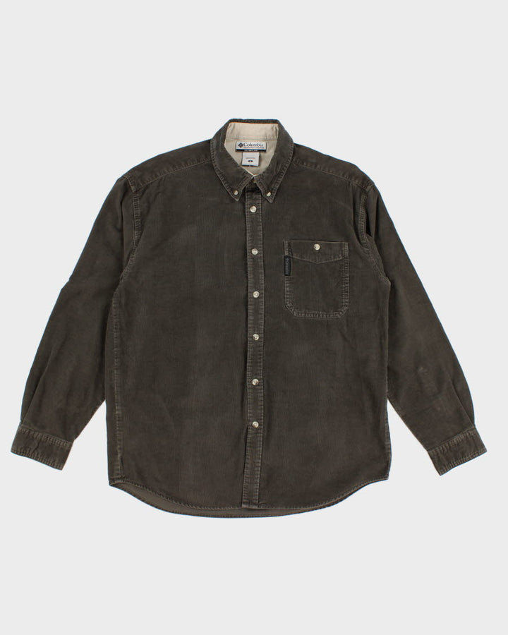 Columbia Green Corduroy Shirt - M