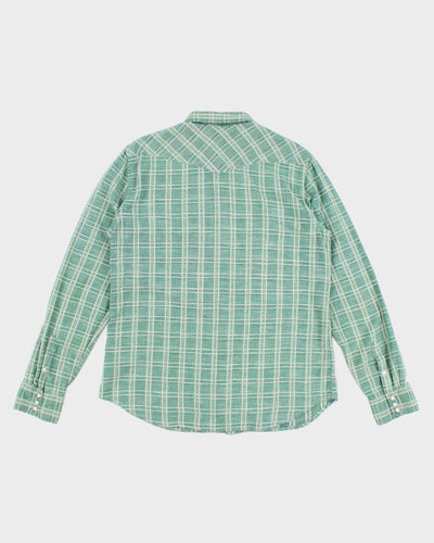 Vintage Men's Salt Western Flannel Shirt - M