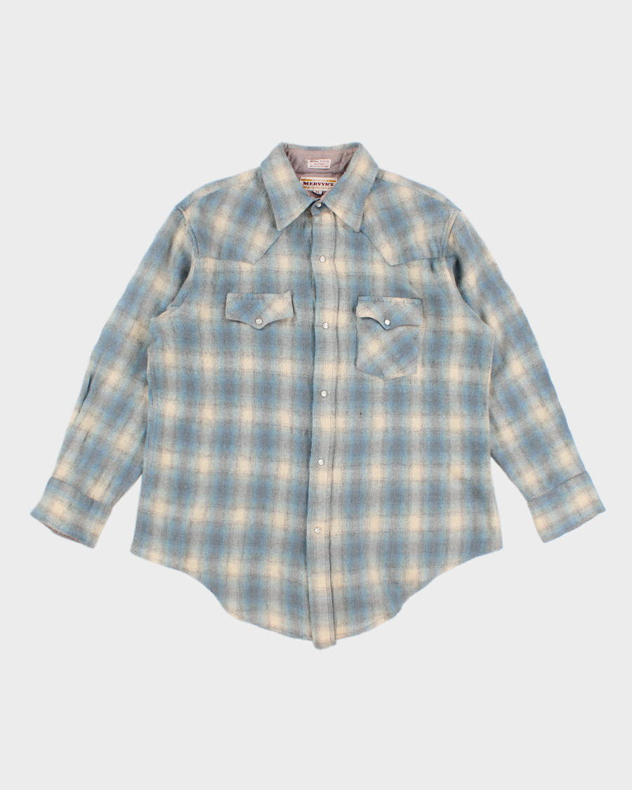 70's Vintage Men's Mervyn's Flannel Shirt - XL