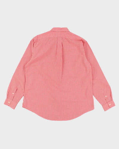Men's Red Ralph Lauren Gingham Shirt - XL