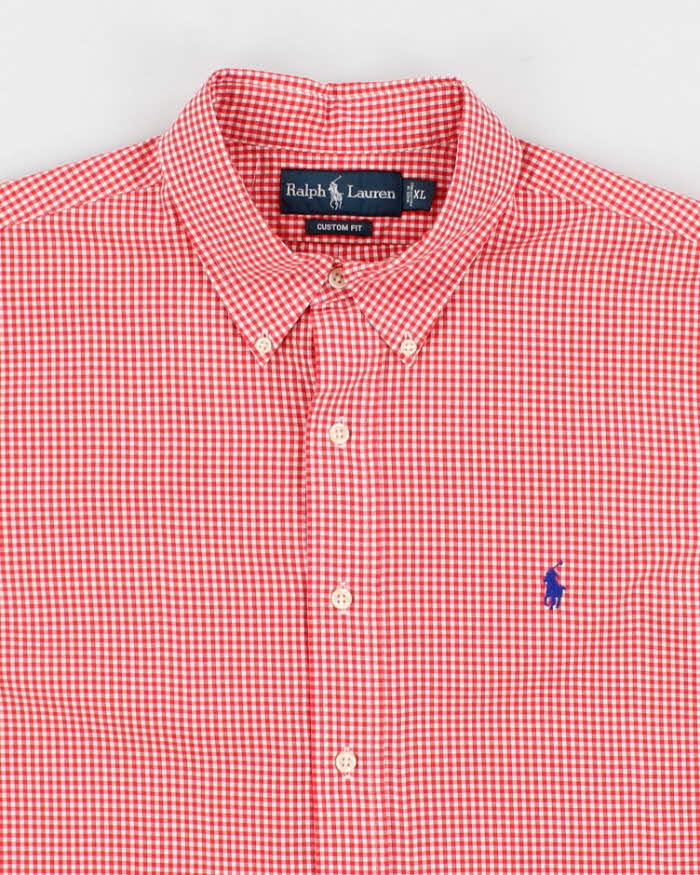 Men's Red Ralph Lauren Gingham Shirt - XL