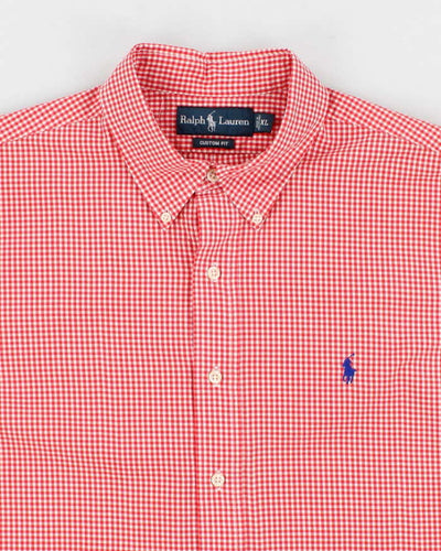 Men's Red Ralph Lauren Gingham Shirt - XL