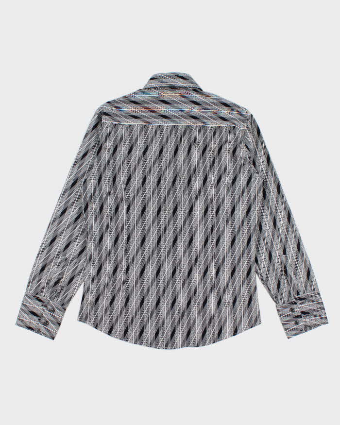 Mens Grey Diesel Patterned Shirt - M