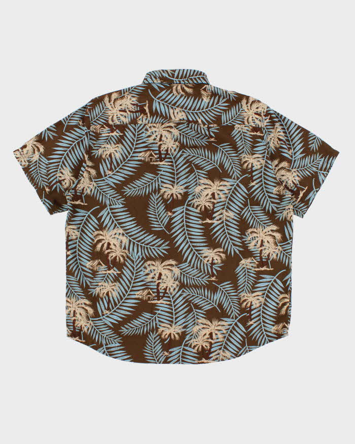 Men's Blue Hawaiian Shirt - L