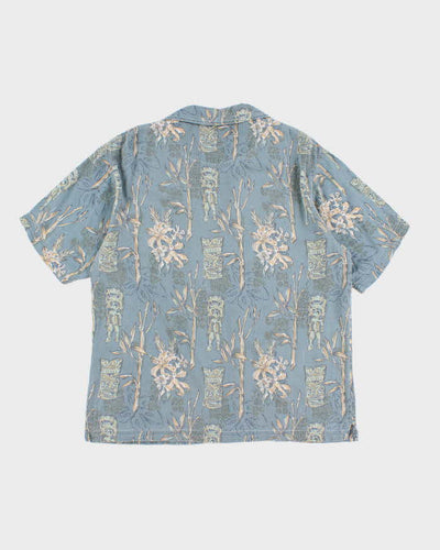 Mens Blue Hawaiian Shirt - M