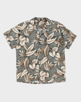 Mens Sage Green Hawaiian Shirt - XL