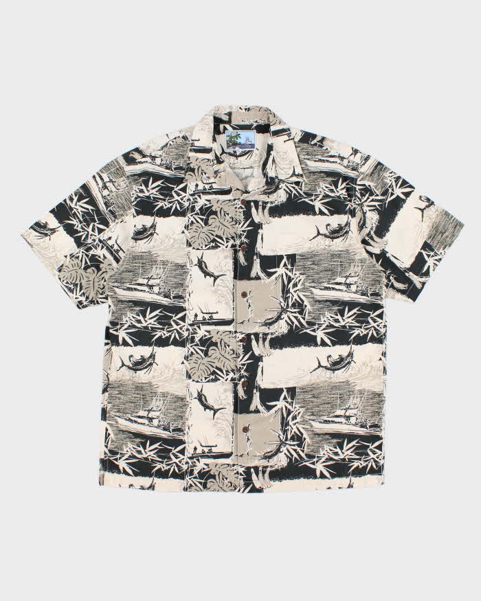 Men's Cream Hawaiian shirt - XL