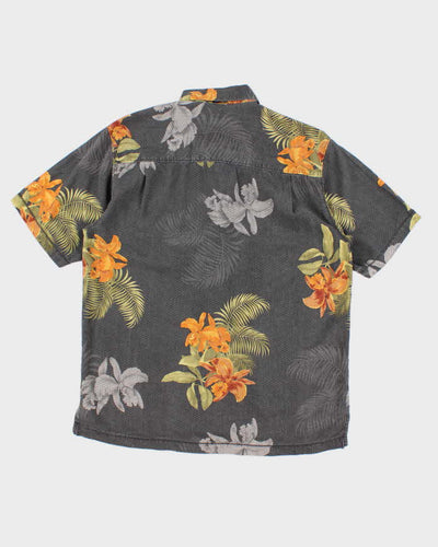 Mens Grey Tommy Bahama Hawaiian Shirt - M