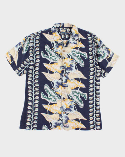 Mens Blue Tommy Bahama Hawaiian Shirt - L