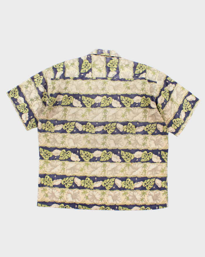 Mens Green Campia Hawaiian Shirt - XL