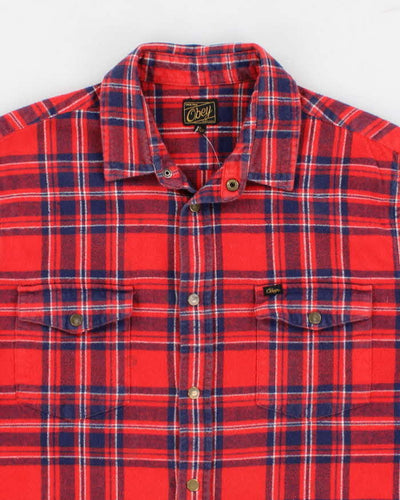 00s Obey Flannel Shirt - M
