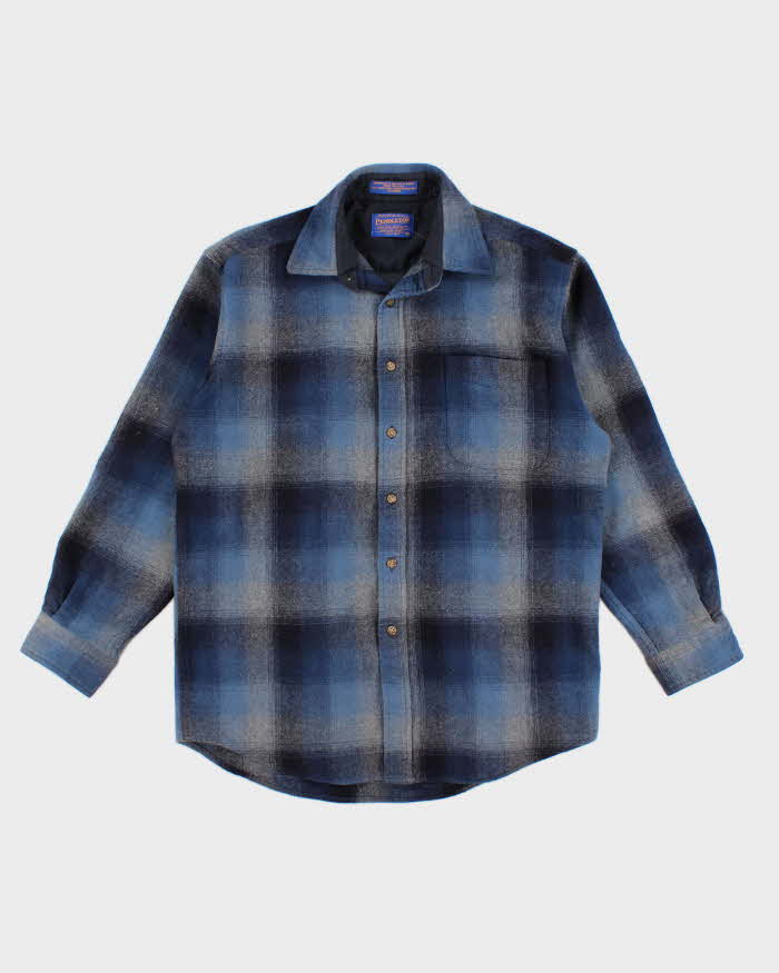 Pendleton Blue Wool Shirt - M