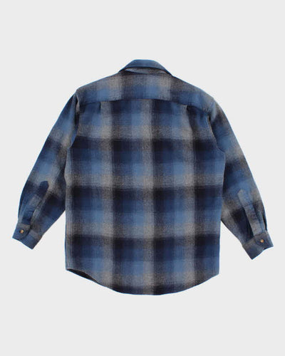 Pendleton Blue Wool Shirt - M