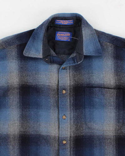 Pendleton Blue Wool Shirt - M