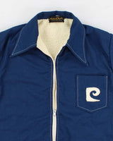 Vintage 70s Pierre Cardin Towelling Lined Zip Up Shirt - M