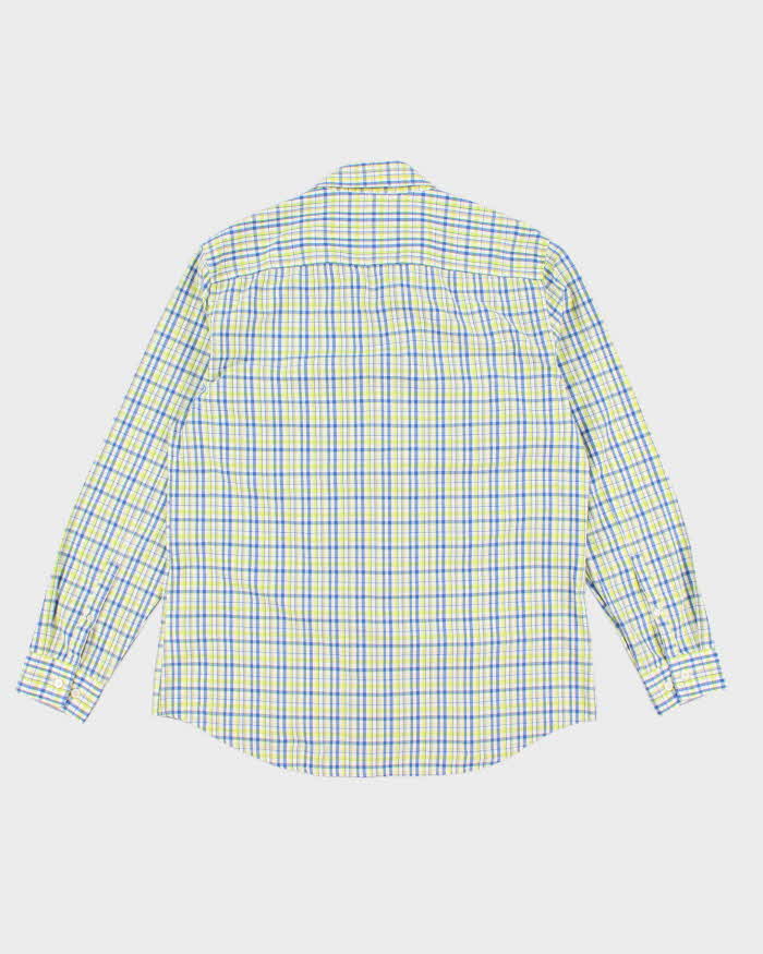 Mens Blue Checked DKNY Shirt - L