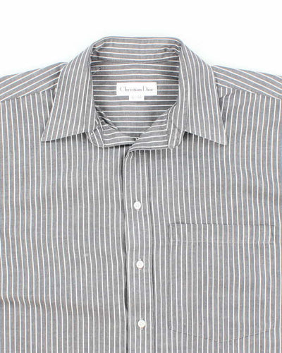 Vintage Men's Grey Christian Dior (Diffusion) Line Shirts - XL