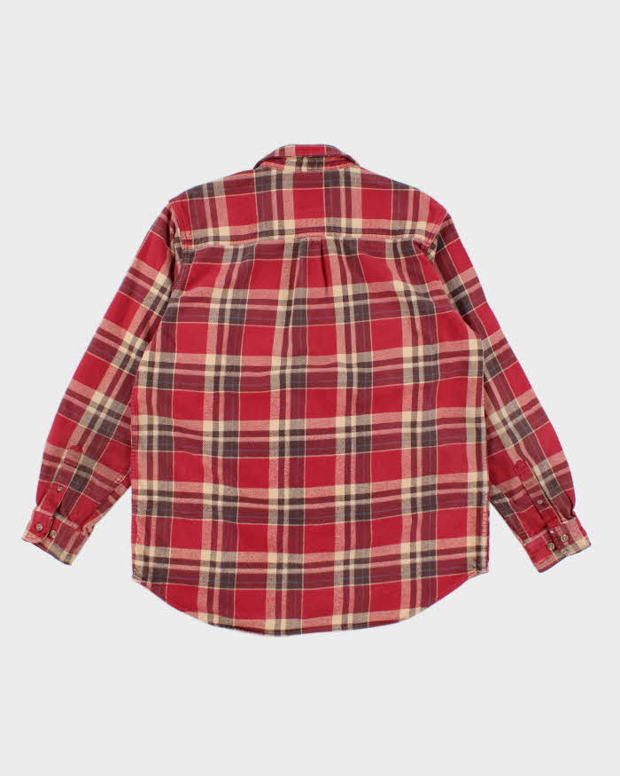 Vintage Men's Red Field &amp; Stream Flannel Shirt - XL