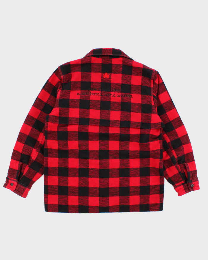 Dakota Check Fleece Flannel Shirt - L