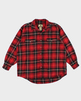 Mens Red Field &amp; Stream Flannel Shirt - XL