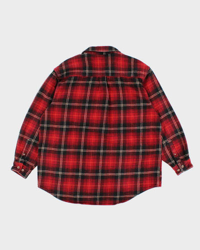 Mens Red Field & Stream Flannel Shirt - XL