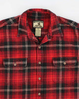 Mens Red Field &amp; Stream Flannel Shirt - XL