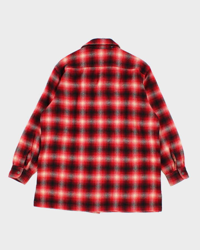 90s Vintage Mens Red Ralph Lauren Polo Sport Flannel Shirt - M/L