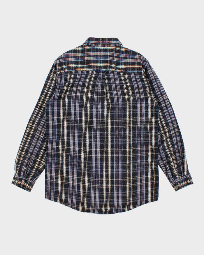 Mens Blue Field &amp; Stream Flannel Shirt - L