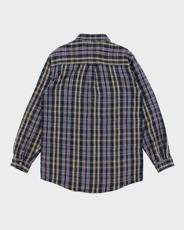 Mens Blue Field & Stream Flannel Shirt - L