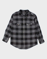 Mens Grey Field &amp; Stream Flannel Shirt - XL